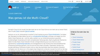 
                            2. Was genau ist die Multi-Cloud? - Red Hat