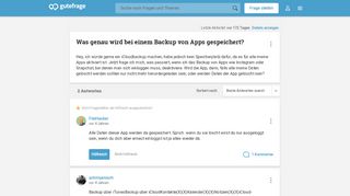 
                            7. Was genau wird bei einem Backup von Apps gespeichert? (iPhone ...