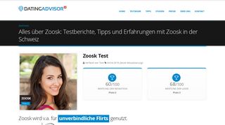 
                            11. Was Ihnen über Zoosk niemand sagt. - DatingAdvisor.ch