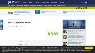 
                            6. Was ist Apache Knox? - JAXenter