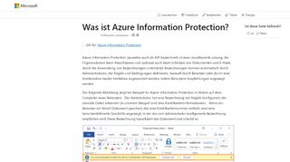 
                            5. Was ist Azure Information Protection? – AIP | Microsoft Docs