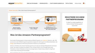 
                            2. Was ist das Amazon.de Partnerprogramm? - Amazon Associates