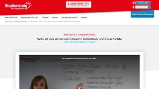 
                            13. Was ist der American Dream? Definition und Geschichte - Studienkreis