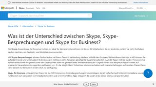 
                            6. Was ist der Unterschied zwischen Skype, Skype-Besprechungen und ...