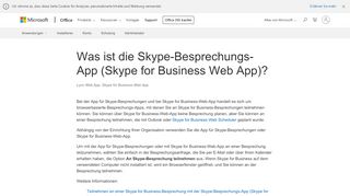
                            2. Was ist die Skype-Besprechungs-App (Skype for Business Web App ...