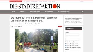 
                            9. Was ist eigentlich ein „Park-Run“(parkrun)? Gibts den auch in ...