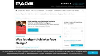 
                            7. Was ist eigentlich Interface Design? | PAGE online