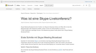 
                            3. Was ist eine Skype-Livekonferenz? - Skype for Business - Office Support