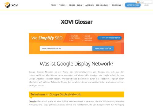 
                            5. Was ist Google Display Network? » XOVI
