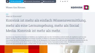 
                            2. Was ist Konvink? | Konvink - Wissen fürs Können.