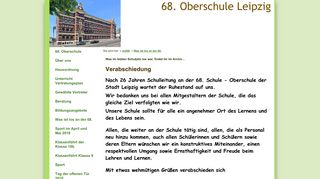
                            3. Was ist los an der 68. | 68. Oberschule Leipzig - Schul CMS