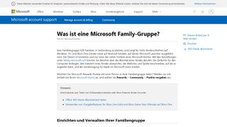 
                            3. Was ist Microsoft Family? - Microsoft Support