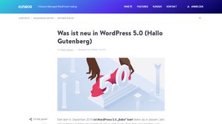 
                            5. Was ist neu in WordPress 5.0 (Hallo Gutenberg) - Kinsta