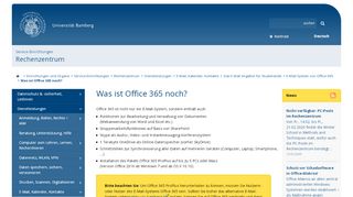 
                            6. Was ist Office 365 noch? - Otto-Friedrich-Universität Bamberg