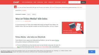 
                            5. Was ist Tolino Media? Alle Infos - CHIP