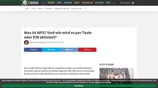 
                            10. Was ist WPS? Und wie wird es per Taste oder PIN aktiviert? – GIGA