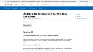 
                            9. Was ist zu tun, wenn Sie Ihr Windows-Kennwort vergessen ...