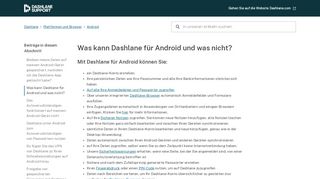 
                            10. Was kann Dashlane für Android und was nicht? – Dashlane