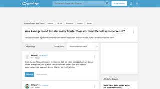
                            10. was kann jemand tun der mein Router Passwort und Benutzername ...