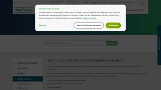 
                            13. Was muss ich bei der Loomes Migration beachten? pdf ... - Host Europe