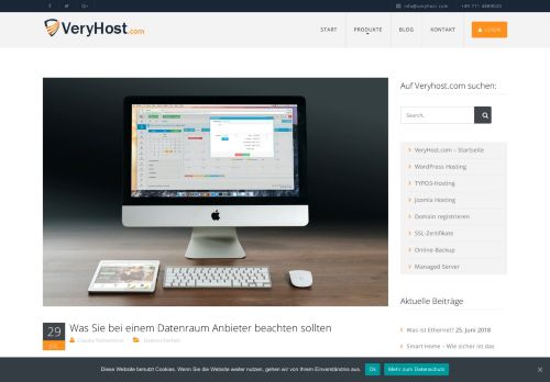 
                            6. Was Sie bei einem Datenraum Anbieter beachten sollten - VeryHost.com