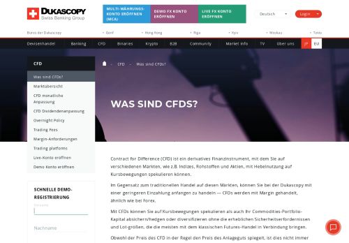 
                            9. Was sind CFDs? :: Dukascopy Bank SA | Swiss Forex Bank | ECN ...