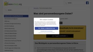 
                            2. Was sind personenbezogene Daten? I Datenschutz 2019