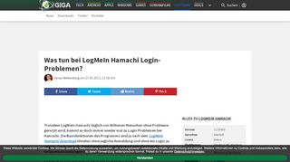 
                            8. Was tun bei LogMeIn Hamachi Login-Problemen? – GIGA