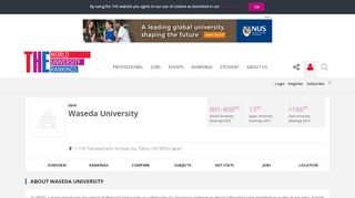 
                            11. Waseda University World University Rankings | THE