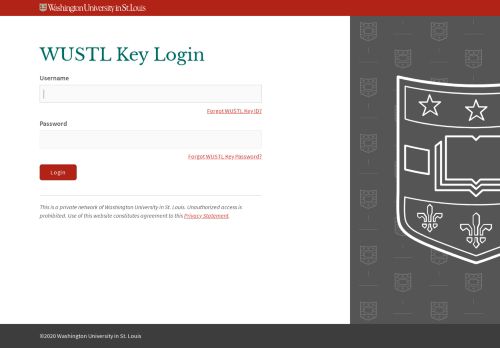 
                            2. Washington University in St. Louis login provider - Stale Request