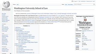 
                            6. Washington University School of Law - Wikipedia