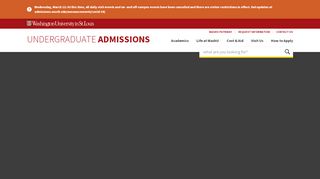 
                            4. Washington University｜Office of Undergraduate Admissions ...