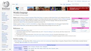 
                            13. Waskia language - Wikipedia