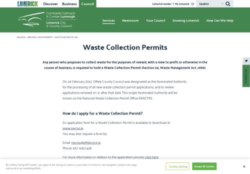
                            3. Waste Collection Permits | Limerick.ie
