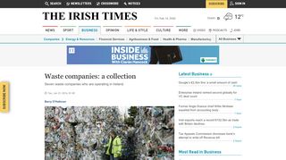 
                            11. Waste companies: a collection - The Irish Times
