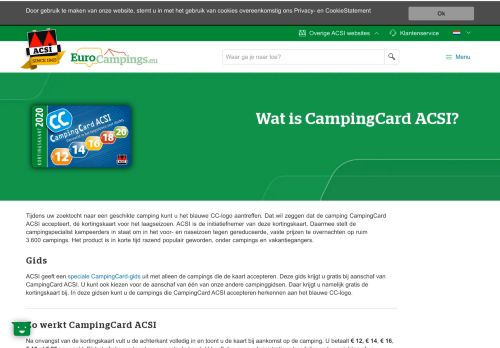 
                            10. Wat is CampingCard ACSI? | De Kortingskaart voor kampeerders