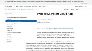 
                            3. Wat is Cloud App Security? | Microsoft Docs