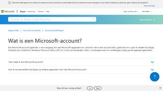
                            10. Wat is een Microsoft-account? | Skype-ondersteuning - Skype Support