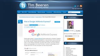 
                            9. Wat is Google AdWords Express? – Internet Marketing advies door ...