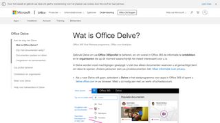 
                            2. Wat is Office Delve? - Office-ondersteuning - Office Support - Office 365