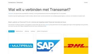 
                            9. Wat wilt u koppelen aan Transsmart?