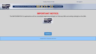 
                            2. WATCH Account Login - Washington State Patrol - Access WA.gov