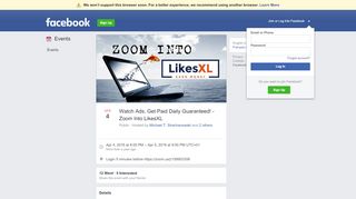 
                            8. Watch Ads, Get Paid Daily Guaranteed! - Zoom Into LikesXL