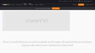 
                            4. Watch Indian Movies Online With HD Quality - YuppTV