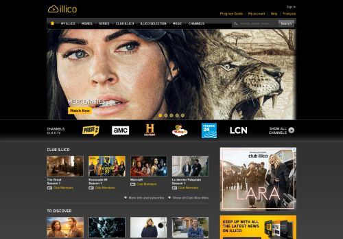 
                            4. Watch Movies, Live TV Channels and Series Online | illico.tv