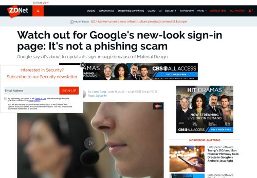 
                            11. Watch out for Google's new-look sign-in page: It's not a phishing ...