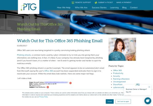 
                            6. Watch Out for This Office 365 Phishing Email