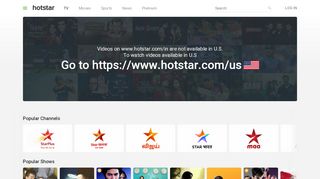 
                            7. Watch Popular TV Shows Online (HD) for Free on hotstar.com
