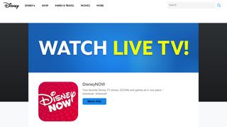 
                            6. Watch TV with DisneyNow | Disney Video