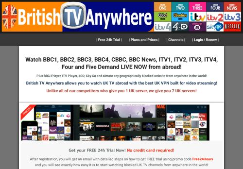 
                            7. Watch Uk Tv Abroad Online @ Britishtvanywhere.Com